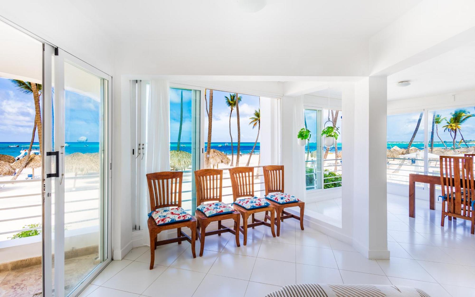 Prime Ocean View Punta Cana Apartments - 3-Bedroom Getaway With Private Terrace On Bavaro Beach Eksteriør billede